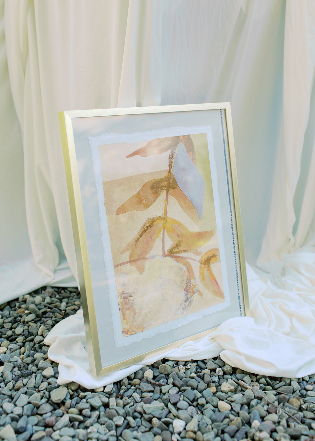 Framed Limelight Studies on Paper Triptych (SET B)
